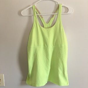 Light green lululemon tanktop